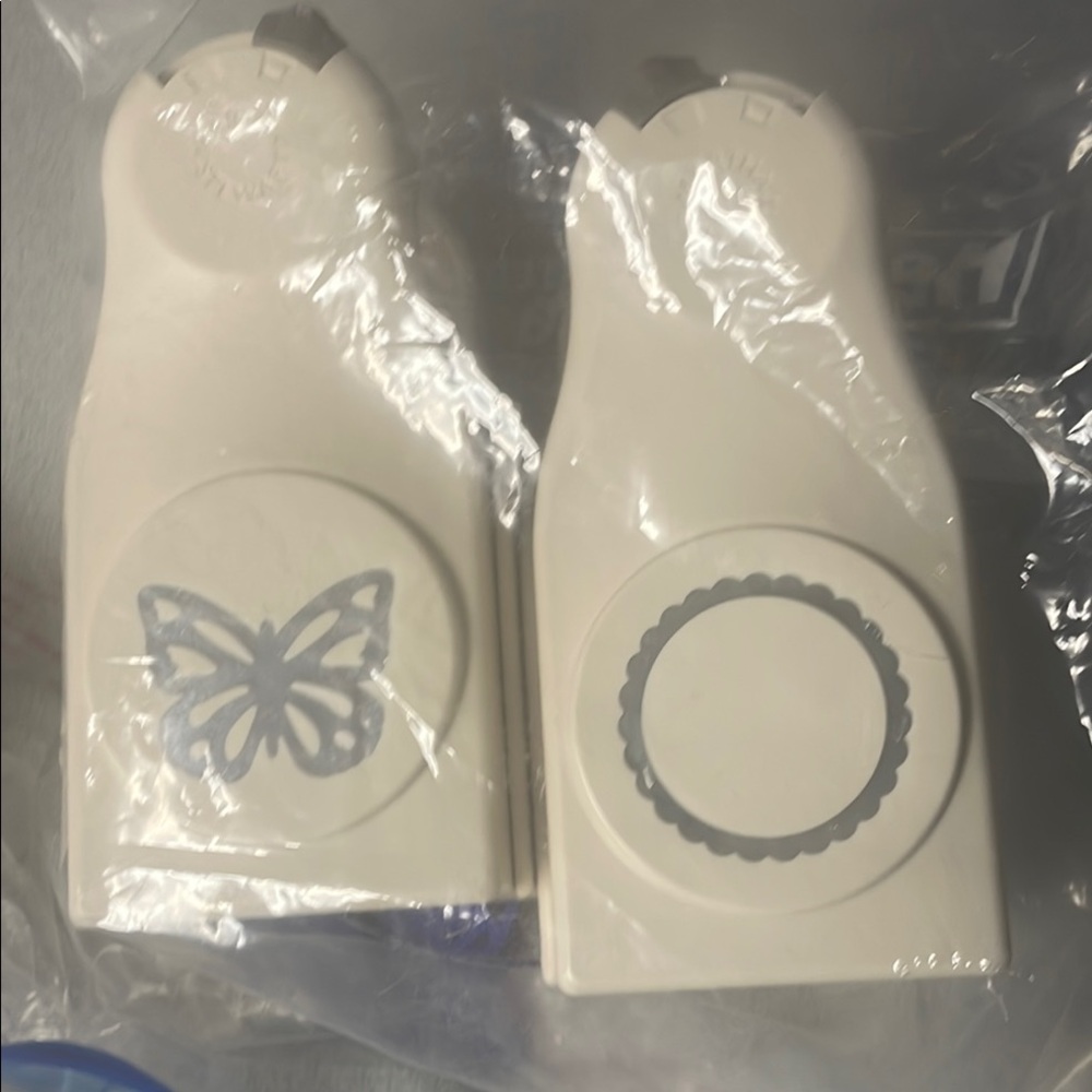 Decorative Paper Punches Set - Butterfly and Scalloped Circle Design